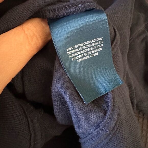 Polo Ralph Lauren | Navy Cotton Big Logo Zip Hoodie Jacket | 7 - Picture 7 of 7